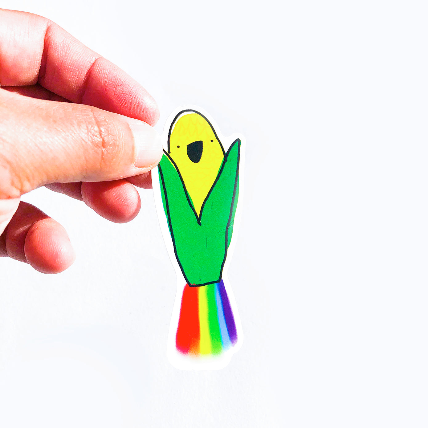Rainbow Food Sticker