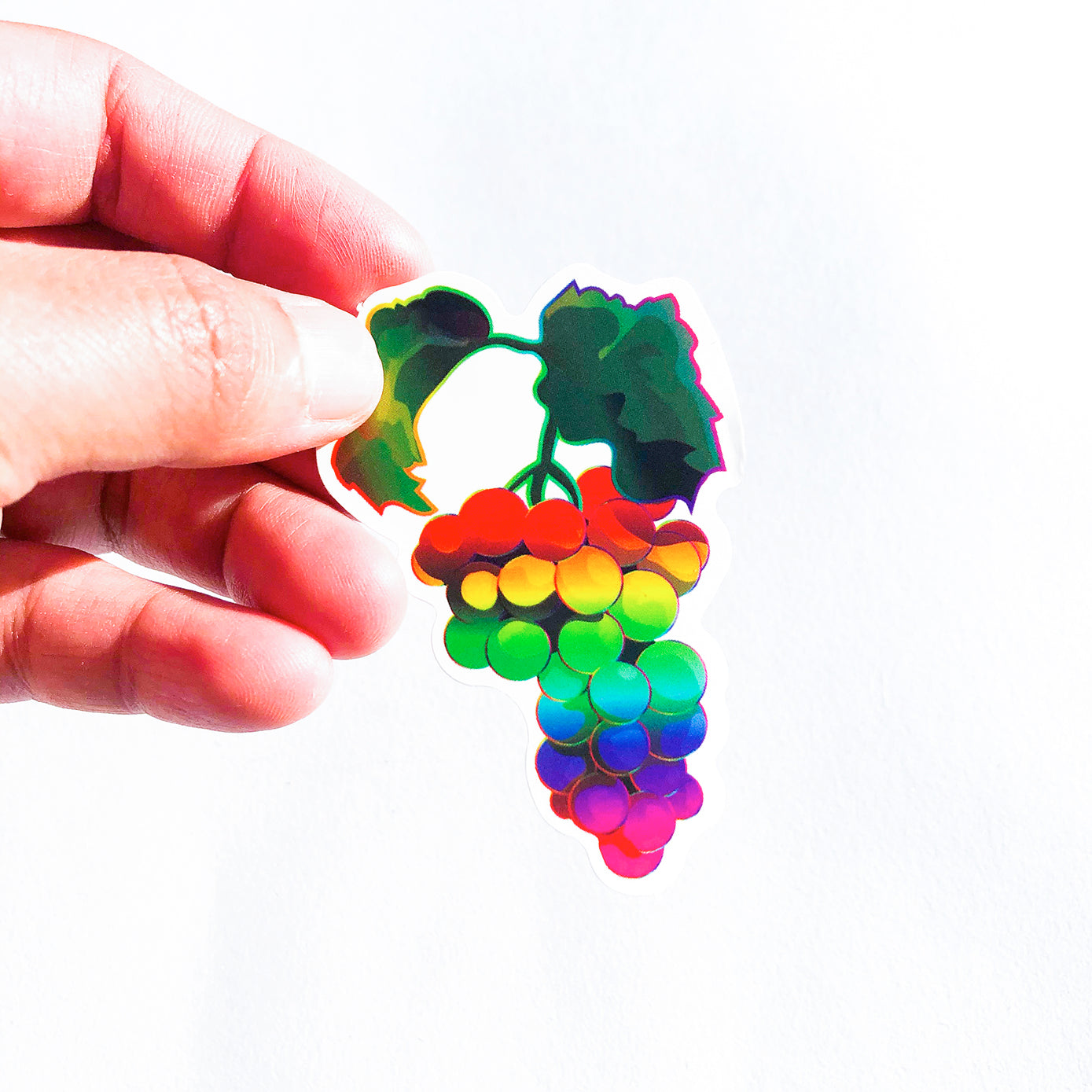 Rainbow Food Sticker