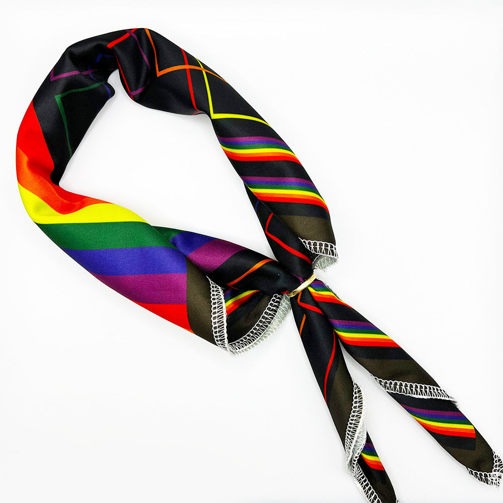 Rainbow Pride Omnia Black Bandana